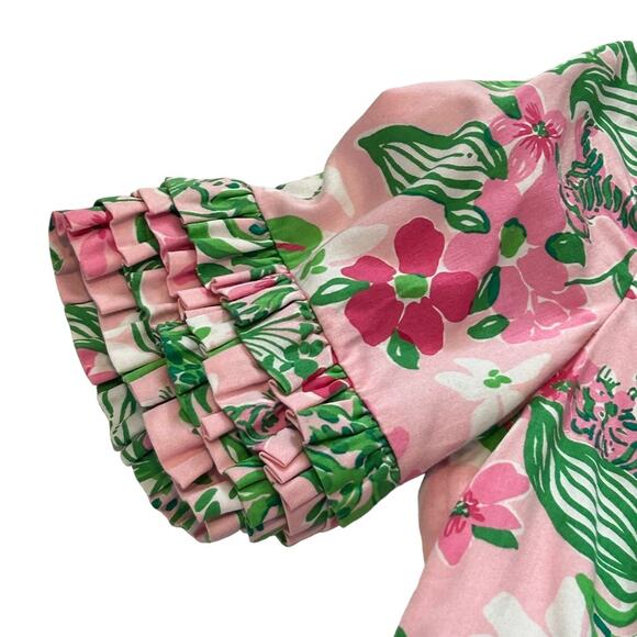 Lilly Pulitzer Pink Jubilee Tiger Lily Shift Dress 6 - Picture 3 of 13